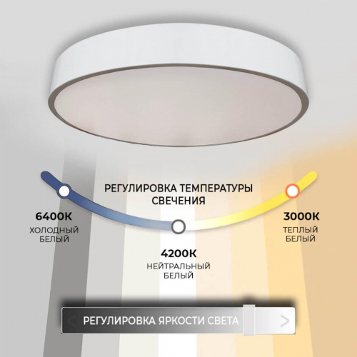 Потолочный светодиодный светильник Seven Fires Эйри 48200.40.72.77WT в г. Санкт-Петербург  фото 3