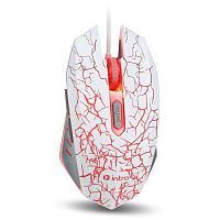 Б0056136 Мышь MG610 игровая проводная 1200-3600dpi бел. Intro 