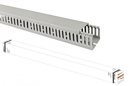 SQ0410-0003 Кабель-канал перфорированный 40х40 перфорация 6/7 TDM (36 м)