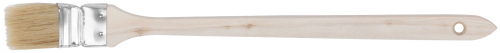 Кисть радиаторная, натуральная светлая щетина, деревянная ручка 1.5" (38 мм) в г. Санкт-Петербург  фото 2