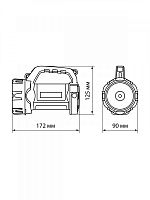 SQ0350-0059 Фонарь светодиод. "Прожектор 6", 5 Вт LED+10 SMD+9 SMD, 400 лм, 3.7 В 2х18650 2.4 А*ч, USB, TDM
