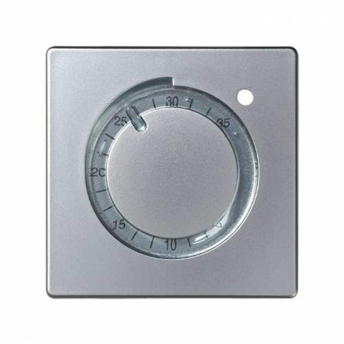 82505-33 Накладка Simon82 для термостата матов. алюм. Simon 