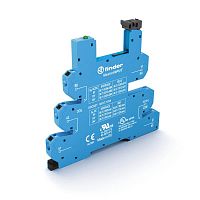 93677024 Розетка MasterINPUT с безвинт. клеммами Push-in для реле 34 серии 24В DC в комплекте пластик. клипса опции: LED FINDER 
