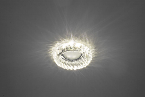 Светильник встраиваемый с белой LED подсветкой Feron JD359 потолочный MR16 G5.3 прозрачный 28610 в г. Санкт-Петербург  фото 3