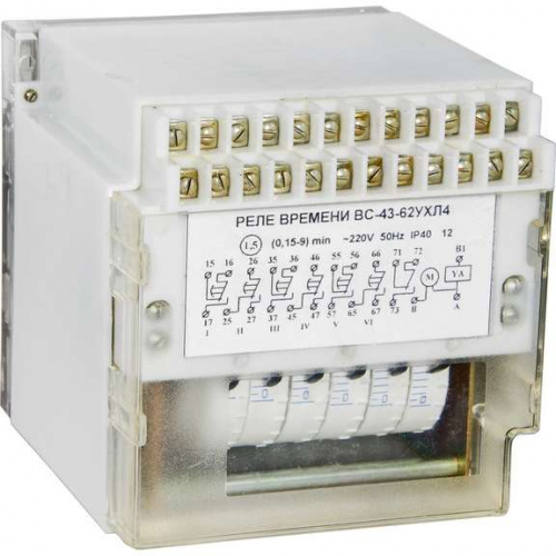 A8011-76914589 Реле времени ВС-43-6-3 220В 50Гц 