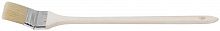 Кисть радиаторная, натуральная светлая щетина, деревянная ручка 2.5" (63 мм) в г. Санкт-Петербург 