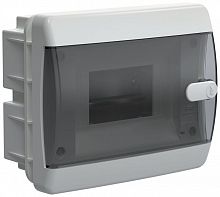 UIC-KP12-V-06-41-K01 Корпус ЩРВ-П-6 UNION Compact IP41 черн. прозр. дверь пластик. IEK 