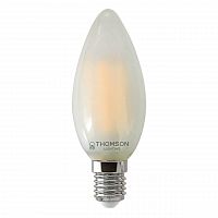 Лампа светодиодная филаментная Thomson E14 7W 4500K свеча матовая TH-B2136 в г. Санкт-Петербург 