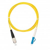 NMF-PC1S2C2-FCU-LCU-001 Шнур волоконно-оптический переходной одномодовый 9/125мкм стандарта OS2 FC/UPC-LC/UPC одинарный LSZH нг(A)-HFLTx 2мм желт. 1м NIKOMAX 