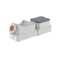 DIS5683287 Розетка наружн. уст. 32А 400В 3P+E+N с мех. блокировкой и DIN-рейкой на 6мод. IP67 DKC 