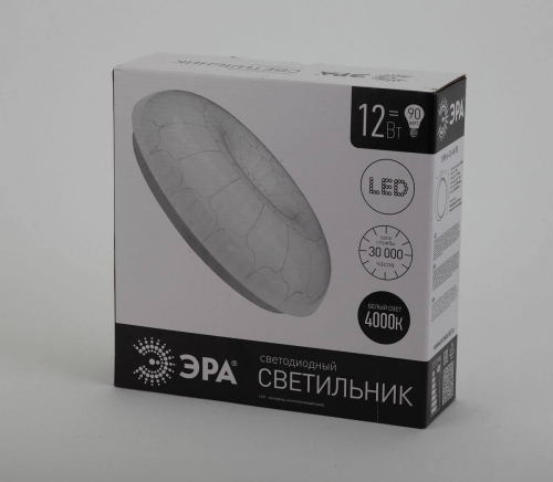 Потолочный светодиодный светильник ЭРА Классик без ДУ SPB-6 Паутина 12-4K (B) LM/1 Б0043258 в г. Санкт-Петербург  фото 3