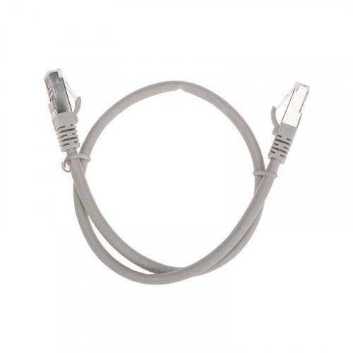 Патч-корд S/FTP CAT 6A (10G) RJ45-RJ45 28AWG LSZH сер. 0.5м Rexant 02-0390-05 в г. Санкт-Петербург 