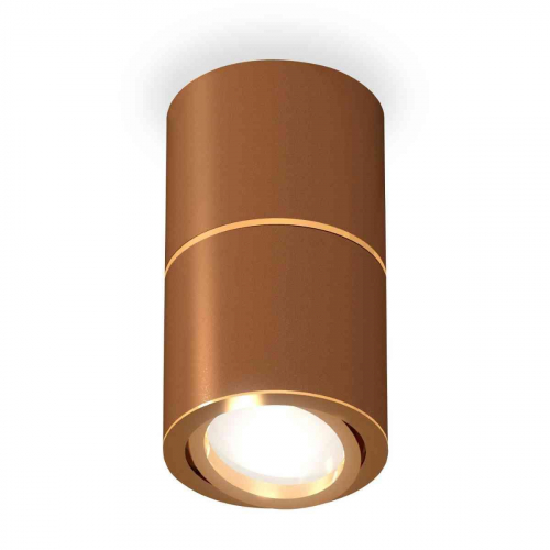 Комплект накладного светильника Ambrella light Techno Spot XS7404060 SCF/PYG кофе песок/золото желтое полированное (C7404, A2072, C7404, N7004) в г. Санкт-Петербург 