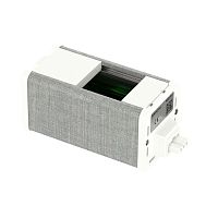 Блок Unica System+ пустой для VDI (45х45) бел./сер. ткань SchE INS44214 в г. Санкт-Петербург 
