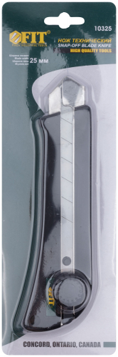 Нож технический 25 мм усиленный, эластичн.корпус, с вращ.прижимом "Профи" в г. Санкт-Петербург  фото 3