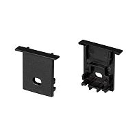 031778 Заглушка SL-COMFORT-1722-F BLACK c отверстием пластик Arlight 