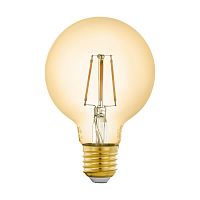 Лампа светодиодная филаментная диммируемая Eglo E27 5.5W 2200K золотистая 12572 в г. Санкт-Петербург 