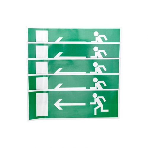 Знак эвакуационный "Направление к эвакуационному выходу налево" 100х300мм Rexant 56-0025 в г. Санкт-Петербург  фото 2