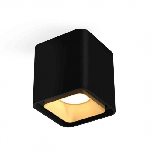 Комплект накладного светильника Ambrella light Techno Spot XS7841004 SBK/SGD черный песок/золото песок (C7841, N7704) в г. Санкт-Петербург 