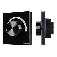 033753 Панель SMART-P1-DIM-G-IN Black (3В Rotary 2.4G) (IP20 пластик) Arlight 