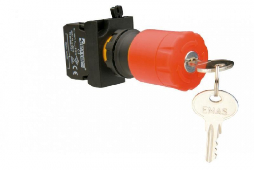 CP200EA30 Кнопка аварийная с ключем (1НЗ) (CP) EMAS 