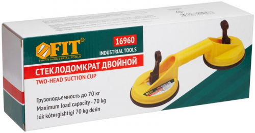 16960 Стеклодомкрат пластиковый двойн. грузоподъемность 85кг FIT  фото 3