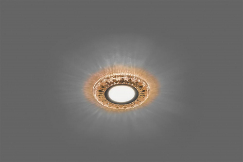 Светильник встраиваемый с белой LED подсветкой Feron CD903 потолочный MR16 G5.3 коричневый 28976 в г. Санкт-Петербург  фото 2