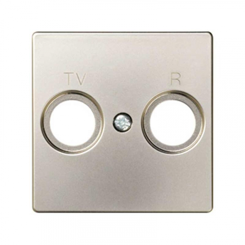 82053-34 Накладка розетки R-TV Simon82 матов. шампань Simon 