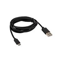 Шнур micro USB (male) - USB-A (male) 1.8м черн. Rexant 18-1164-2 в г. Санкт-Петербург 