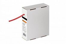 SQ0518-0409 Термоусаживаемая трубка ТУТнг 6/3 красная в коробке (10 м/упак) TDM