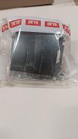 609-011100-203 Выключатель 2-кл. СП Zena 10А IP20 с LED-подсветкой механизм дым. ABB 