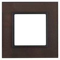 Б0034475 Рамка 1-м 14-5101-13 стекло Elegance бронза+антрацит ЭРА 