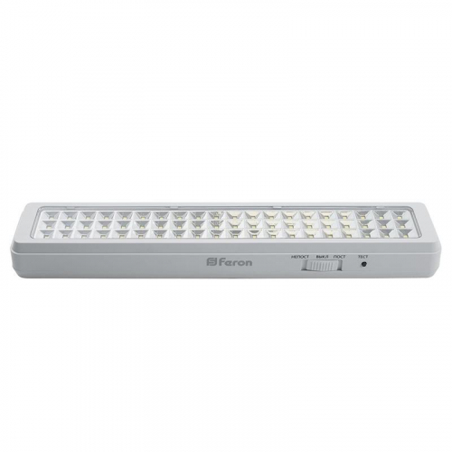 41534 Светильник EM112 60 LED AC/DC аварийный бел. FERON 