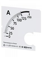 SQ1102-2055 Шкала Ш72  125/5А-1.5 (для А72 Х/5А) TDM