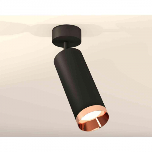 Комплект накладного светильника Ambrella light Techno Spot XM6343006 SBK/PPG черный песок/золото розовое полированное (A2210, C6343, N6135) в г. Санкт-Петербург  фото 2