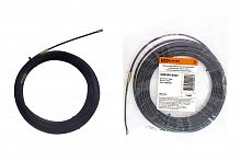 Нейлоновая кабельная протяжка НКП диаметр 4мм длина 25м с наконечниками (черная) TDM в г. Санкт-Петербург 
