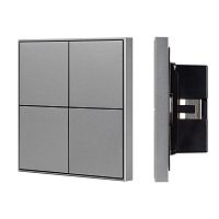 038402 Панель кнопочная KNX-304-23-IN Grey (BUS Frame) (IP20 металл) INTELLIGENT ARLIGHT 