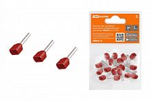 SQ0568-0049 Наконечник штыревой втулочный изолированный (двойной) НШвИ (2) 0.75х8 (20шт) TDM