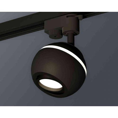 Комплект трекового светильника Ambrella light Track System XT1102021 SBK/PBK черный песок/черный полированный (A2521, C1102, N7002) в г. Санкт-Петербург  фото 2