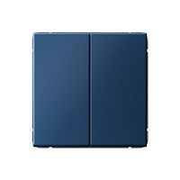 GAL001117 Выключатель кнопочный 2-кл. ArtGallery (сх. 2) 10А механизм аквамарин SE 