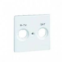 82097-30 Накладка розетки R-TV+SAT Simon82 одиноч. бел. 
