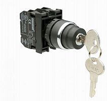 B101AA31 Кнопка с ключом 2-0-1 ключ вынимается в положениях 0 возврат из одного положения EMAS 