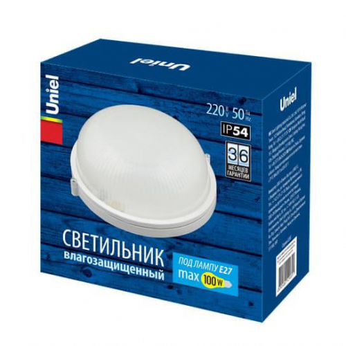 Потолочный светильник Uniel UWL-R01 100W/E27 IP54 White UL-00006771 в г. Санкт-Петербург  фото 3