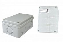 SQ1401-0825 Распаячная коробка ОП 120х80х50мм, крышка, IP55, 6 вх., без гермовводов, инд. штрихкод TDM