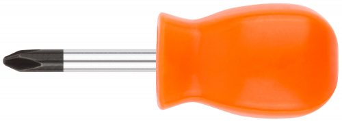 Отвертка "Эконом", CrV сталь, пластиковая оранжевая ручка  6х38 мм РН2 в г. Санкт-Петербург 