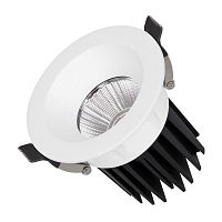 044593 Светильник светодиодный MS-ATOLL-BUILT-R86-10W Warm3000 (WH 36 deg 230В) IP54 металл Arlight 