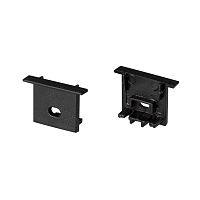 031775 Заглушка SL-COMFORT-1716-F BLACK c отверстием пластик Arlight 