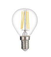Лампа светодиодная филаментная PLED OMNI 6Вт G45 4000К нейтр. бел. E14 230В/50Гц FR JazzWay 5021150 в г. Санкт-Петербург 