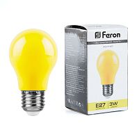 Лампа светодиодная Feron LB-375 E27 3W 230V желтый 25921 в г. Санкт-Петербург 