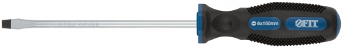 Отвертка "Универсал", CrV сталь, прорезиненная ручка, Профи  6х150 мм SL в г. Санкт-Петербург 